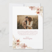 ボホエレガントフローラ |写真サンキューカード サンキューカード (裏面)