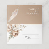 ボホエレガントフ素朴ォードル結婚ズ座席表 プレイスカード (外部開封)