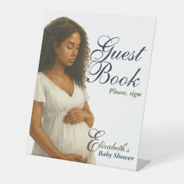 ボホエレガントブラックママムズゲストブック 台座サイン