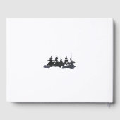 ボホエレガントブルーマウンテン結婚フォレス ゲストブック (裏面)