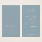 ボホエレガントブルー事業商品価格ラベル (正面&裏面)