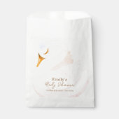 ボホエレガントプリンセススワンガールベビーシャワー フェイバーバッグ (正面)