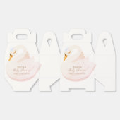 ボホエレガントプリンセススワンガールベビーシャワー フェイバーボックス (見開き)