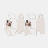 ボホエレガントホワイトズ結婚ガウンブライダルシャワー フェイバーボックス (折り畳みなし)