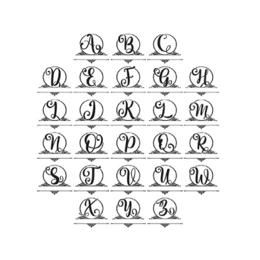 ボホエレガントボタニカルカスタムモノグラム結婚ズ ゲストブック