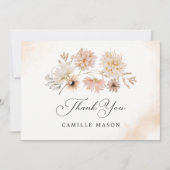 ボホエレガントボタニカルサンキューカード サンキューカード (正面)