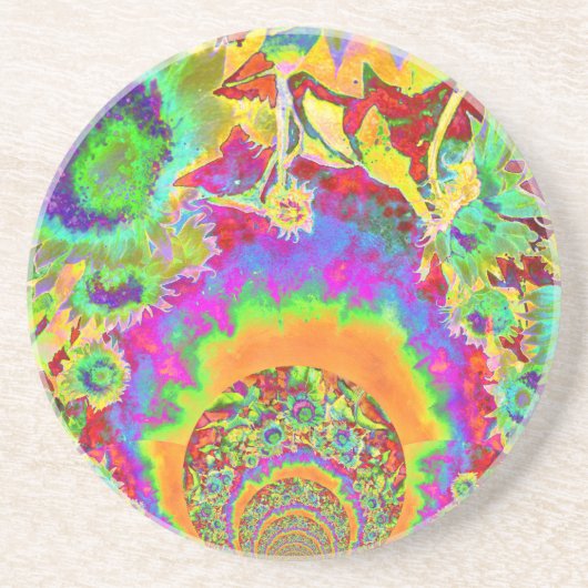 ボホエレガントボヘミアのレトロなヒメシ コースター (正面)