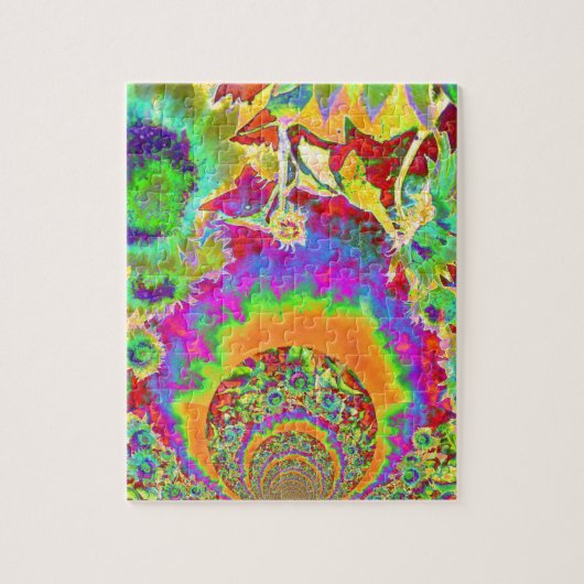 ボホエレガントボヘミアのレトロなヒメシ ジグソーパズル (縦)