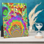 ボホエレガントボヘミアのレトロなヒメシ フォトプラーク (側面)