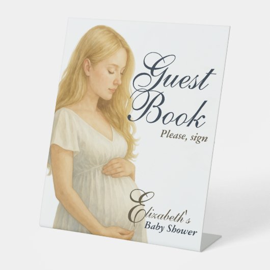 ボホエレガントマママゲストブック 台座サイン (正面)