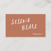 ボホエレガントミニマリスト – トレンディーシック 名刺 (正面)