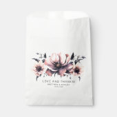 ボホエレガントモダンシックピンクフローラ結婚ズ フェイバーバッグ (正面)