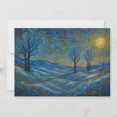 ボホエレガントモダンユニークホリデーカード シーズンカード (正面)