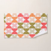 ボホエレガントラインアート中世紀モダンカラフル バスタオルセット (ハンドタオル)