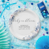 ボホエレガントワイルドフラワーの赤ちゃんシャワー ペーパープレート (パーティー)