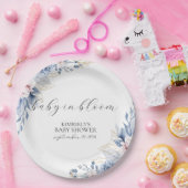 ボホエレガントワイルドフラワーの赤ちゃんシャワー ペーパープレート (パーティー)