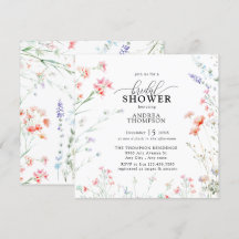 ボホエレガントワイルドフラワーフローラブライダルシャワー