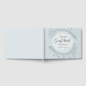 ボホエレガントワイルドフラワー結婚ズ ゲストブック (全面)