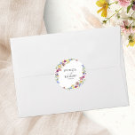 ボホエレガントワイルドフラワー結婚ズ ラウンドシール<br><div class="desc">シックでボホのデザインのエッセンスをインスパイア取り込み、ムーディーズな地色と美しいフローラ要素を魅了する。あなたカスタマイズの個人の詳細と楽に一緒に。</div>