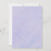 ボホエレガントワイルドフラワー結婚ズ 招待状 (裏面)