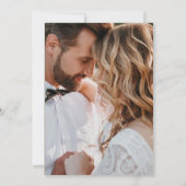 ボホエレガントワイルドフラワー結婚式招待状 招待状 (裏面)