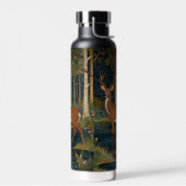 ボホエレガントー素朴なウッドランドの水彩鹿 ウォーターボトル (左面)