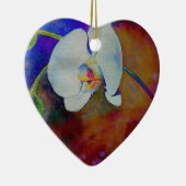 ボホエレガントー蘭の水の色絵を描色 セラミックオーナメント (右)