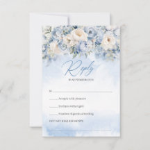 ボホエレガント冬ほこりっぽい青とアイボリーの花