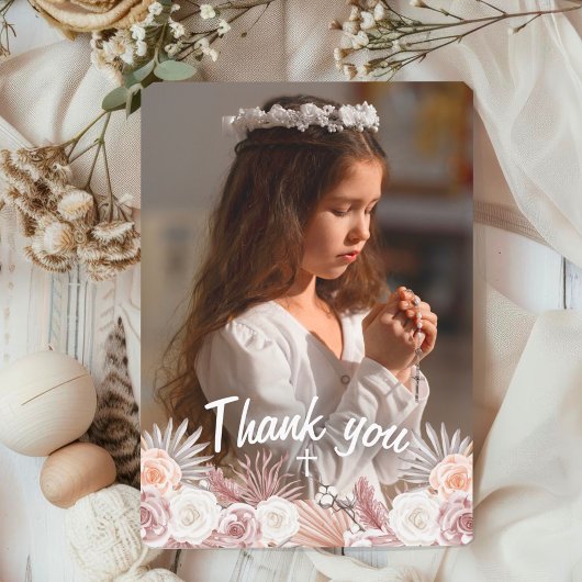 ボホエレガント初の聖餐式 サンキューカード