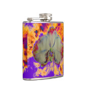 ボホエレガント抽象芸術水彩蘭絵を描香 フラスク (右)