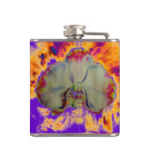 ボホエレガント抽象芸術水彩蘭絵を描香 フラスク (裏面)