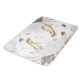 ボホエレガント水彩花と鳥 バスマット (アングル)