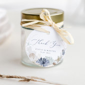 ボホエレガント海ビーチブルー結婚ズ・サンキュー フェイバータグ