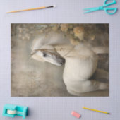 ボホエレガント白馬のデコパージュ 薄葉紙 (クラフト)