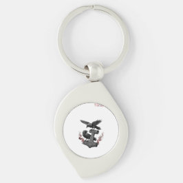 ボホエレガント素朴の結婚カスタム写真モダン社 キーホルダー