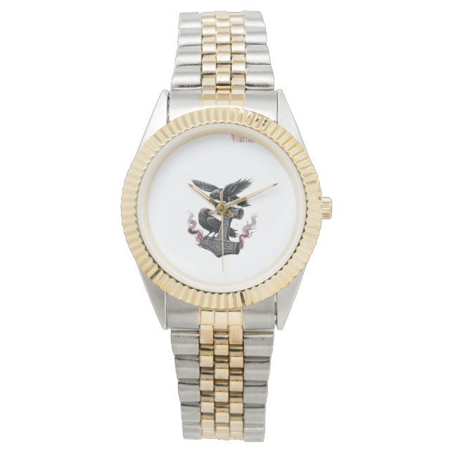 ボホエレガント素朴の結婚カスタム写真モダン社 腕時計 (正面)