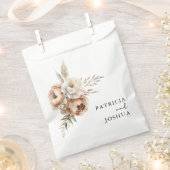 ボホエレガント素朴の結婚バッグカスタム フェイバーバッグ (クリップ留めされた状態)