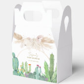 ボホエレガント素朴デザートサボツアーチベイビーシャワー フェイバーボックス (見開き)