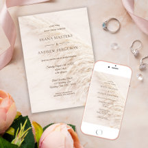 ボホエレガント素朴パンパスグラス結婚ズ