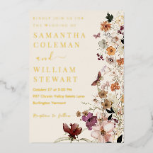 ボホエレガント素朴ワイルドフラワーモダン結婚ズ