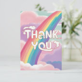 ボホエレガント虹と雲 サンキューカード (スタンド正面)