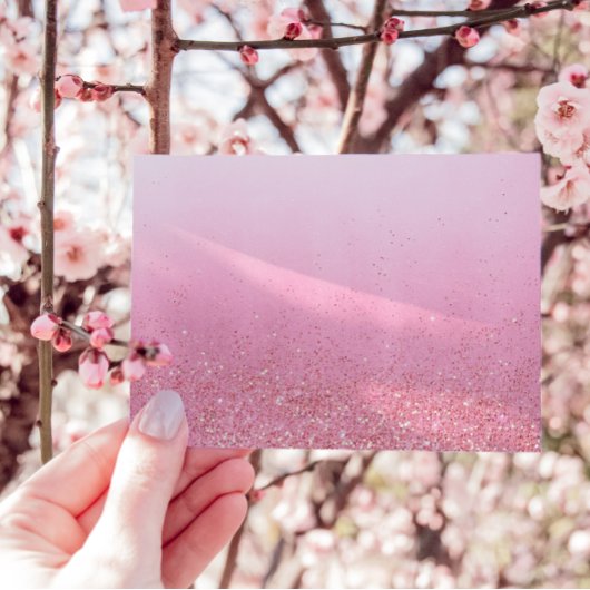 ボホエレガント赤面ピンクドレスフローラブライダルシャワー 招待状