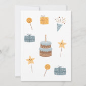 ボホエレファント6th誕生日パーティー 招待状 (裏面)