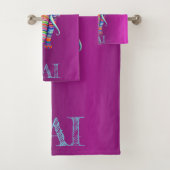 ボホエレファント – パーソナライズされたマンダラデザイン バスタオルセット (インサイチュ)