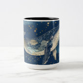 ボホエールマンダラマグ ツートーンマグカップ (中央)