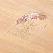 ボホオアシス卒業ID965 アクリル招待状 (レイダウン)