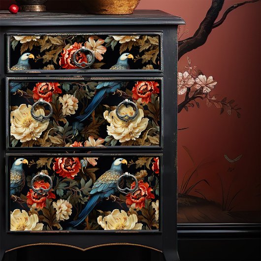 ボホオウムヴィンテージフローラ切り離しビクトリアン 薄葉紙