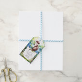 ボホオッタベビーシャワー ギフトタグ (より糸付き)