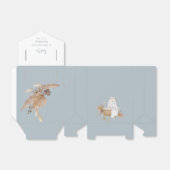 ボホオベビーほこりっぽいブルーバシネットベイビーシャワー フェイバーボックス (折り畳みなし)