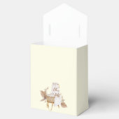 ボホオベビーイエローバシネットベイビーシャワー フェイバーボックス (オープン)